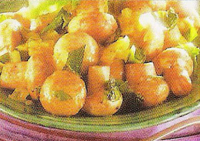 Pieczarki w marynacie pomarańczowej